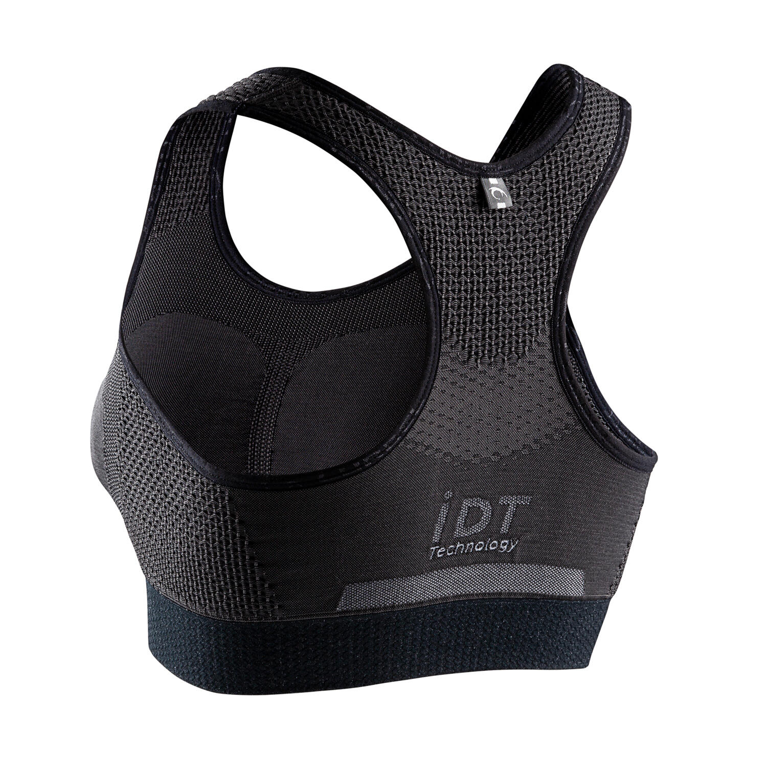 Top-sutien, Lurbel Cristallo, gri inchis 2/6