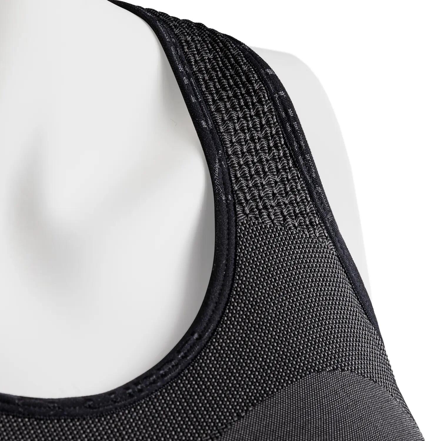 Top-sutien, Lurbel Cristallo, gri inchis 5/6