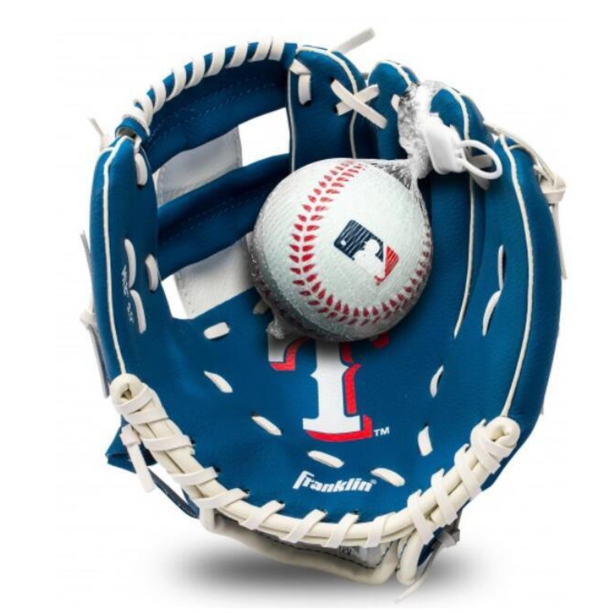 Rękawica baseballowa z miękką piankową piłką - New York Yankees - dla dzieci