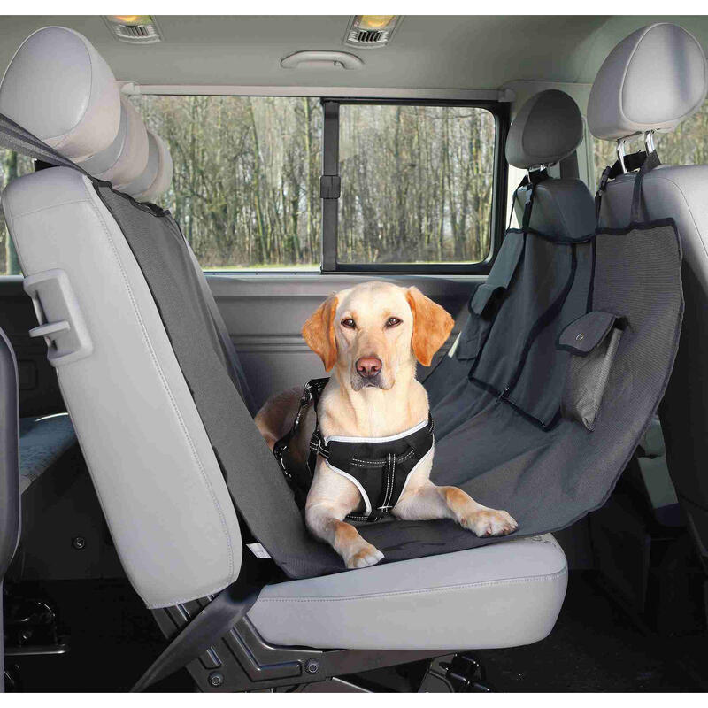 Funda Asiento Coche para perros Trixie Negro-Marrón 1.40 × 1.45 m