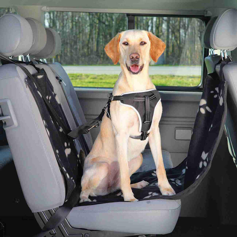 Funda Asiento Coche con Laterales para perros Trixie 0.5 x 1.45 m, Negro