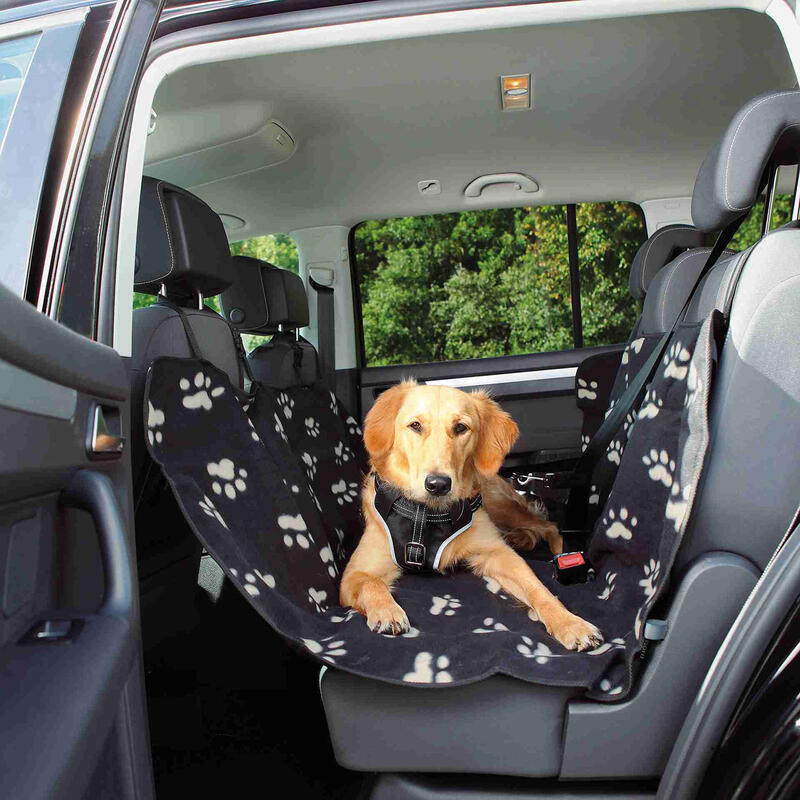 Funda asiento coche para perros Trixie, 1.45 × 1.60 cm, negra – Shopavia