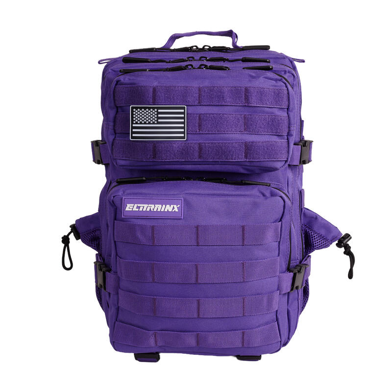 Sac à dos tactique militaire ELITRAINX Violet 25L pour le sport