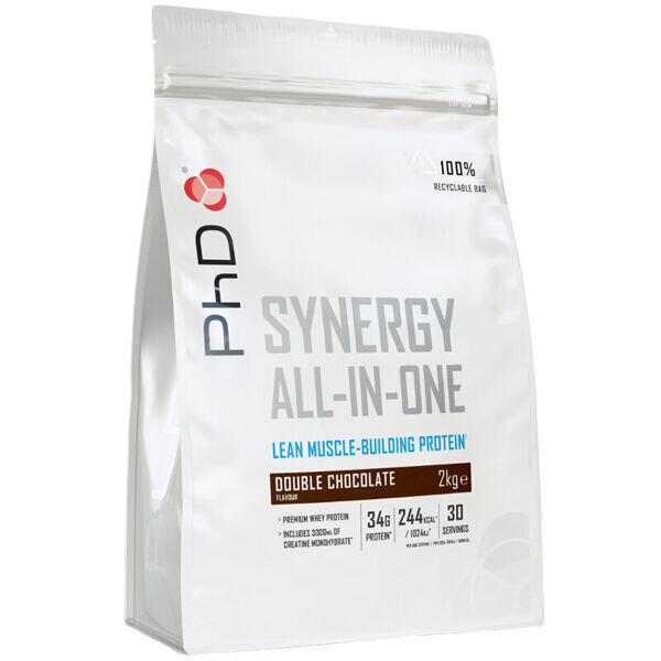 PhD Nutrition | Synergy Powder | Banana Flavour | 2kg 1/5