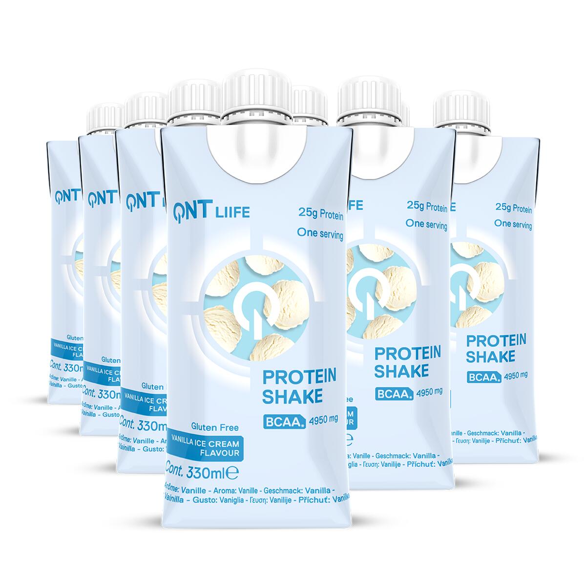 QNT Delicious Whey Shake (25g proteína) - Baunilha - 330 ml