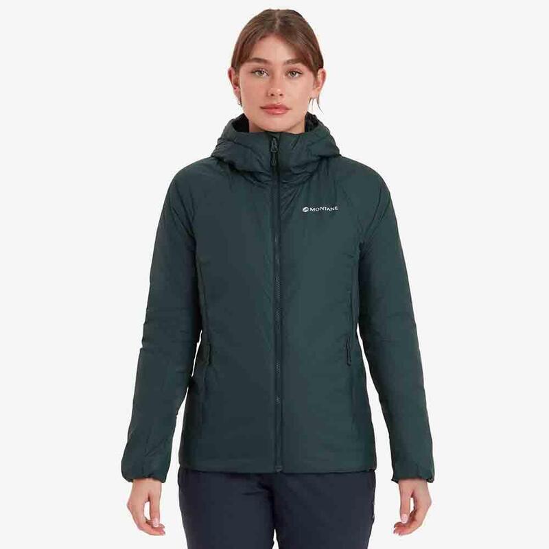 Respond Hoodie Women's Warm Jacket - Dark Green