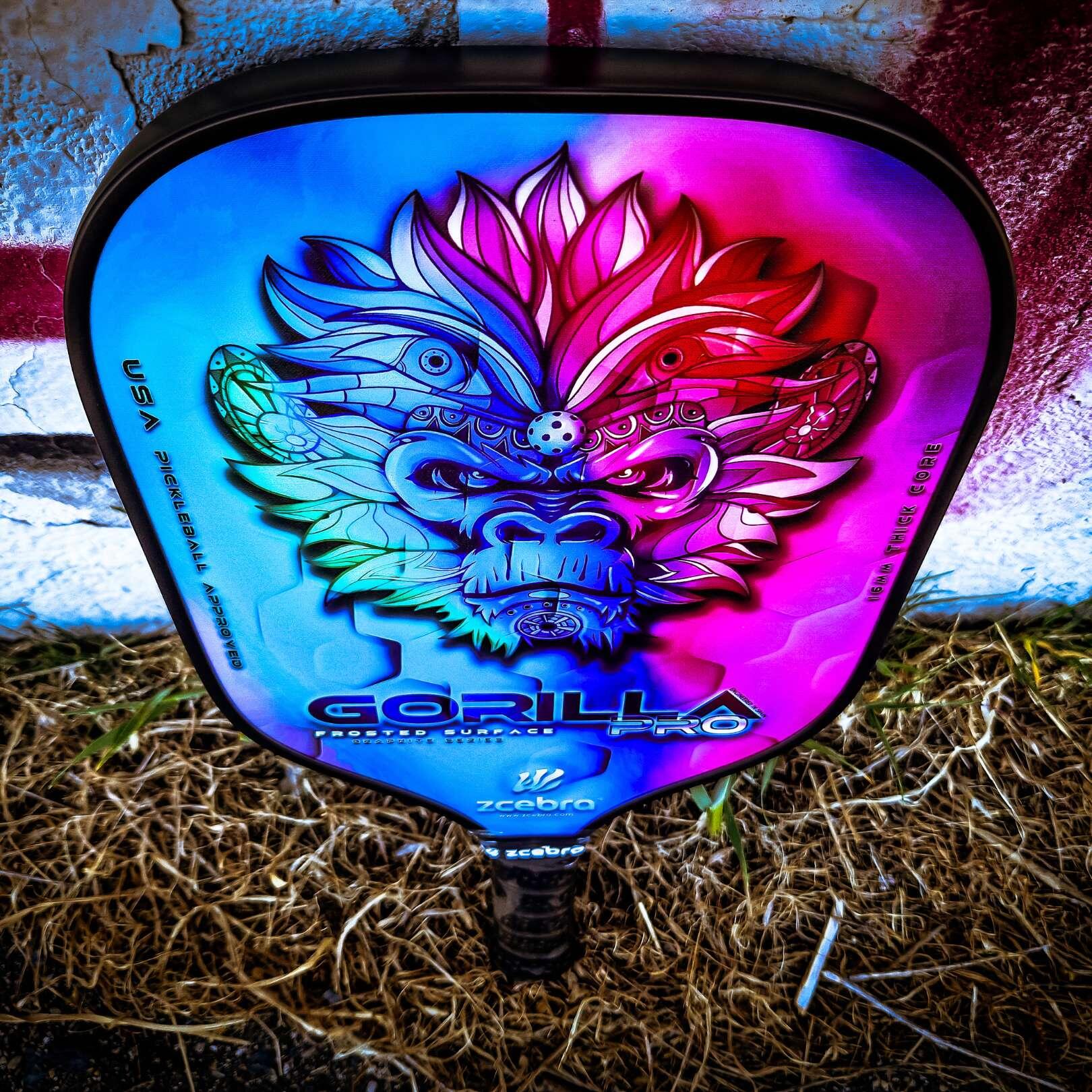 Pala de Pickleball Zcebra Gorilla Pro Pure Carbon 5/7