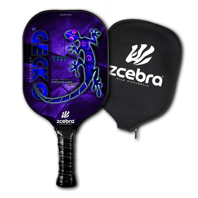 Raquette de pickleball Zcebra Zgecko série en fibre de verre BLEU