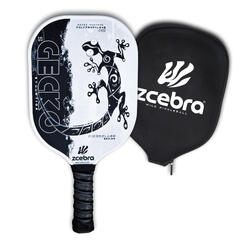 Pala de Pickleball Zcebra Zgecko Fiberglass Series WHITE