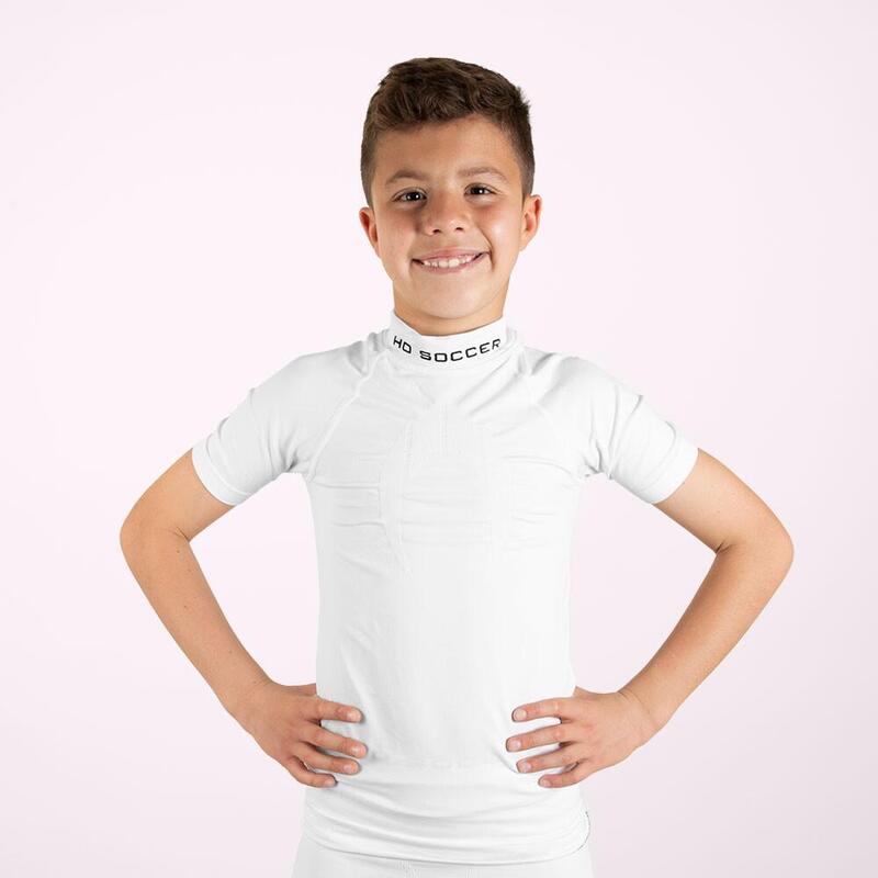 Camiseta Interior Térmica Manga Corta Infantil Ho Soccer Blanca