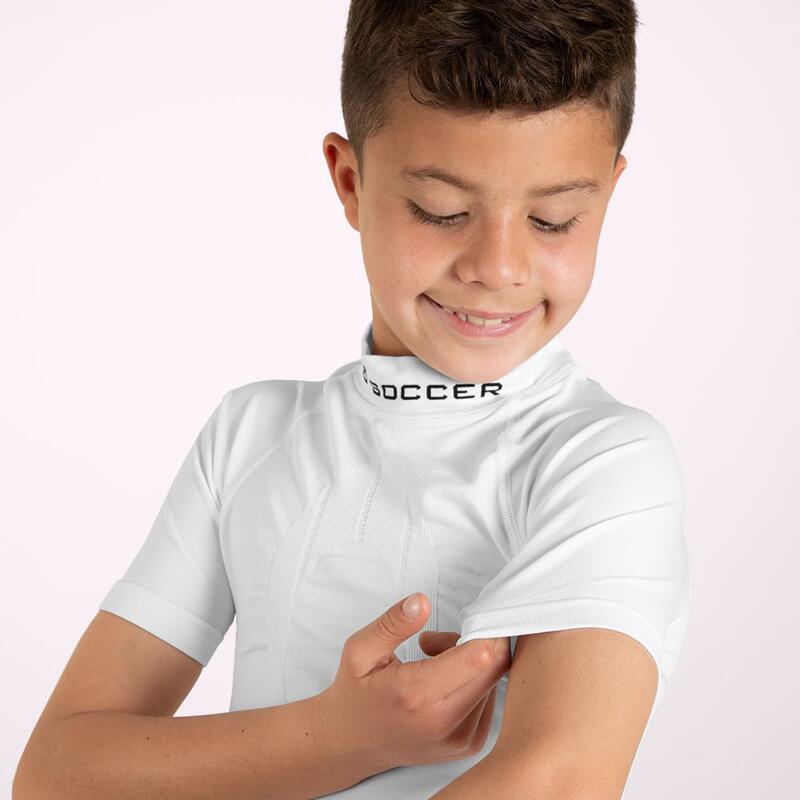 Camiseta Interior Térmica Manga Corta Infantil Ho Soccer Blanca