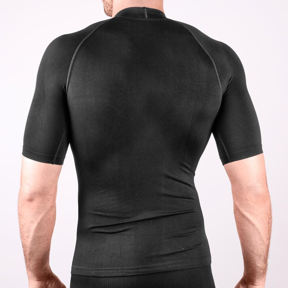 Maglia termica adulti a maniche corte Ho Soccer Nero 3/3