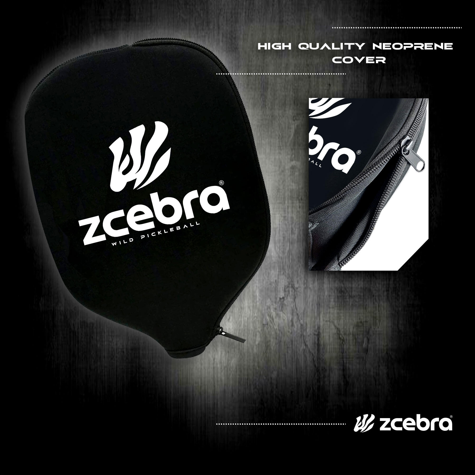 Pala di Pickleball Zcebra Serie Grafite GIALLO 4/5