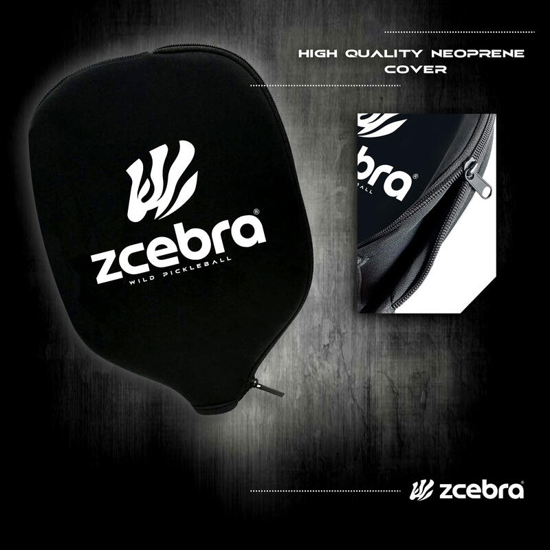 Raquette de pickleball Zcebra Graphite Series JAUNE