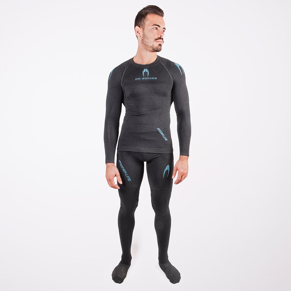 Maglietta termica con protezione per i gomiti per bambini Ho Soccer Black 5/5
