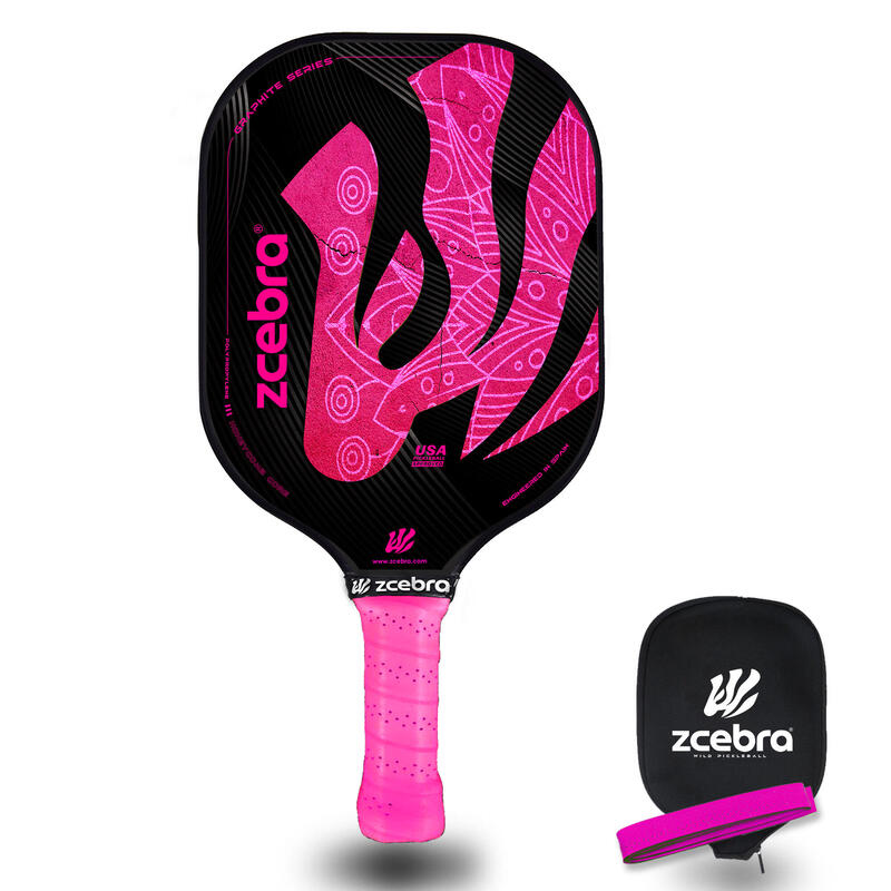 Raquette de Pickleball ROSE de la série Graphite de Zcebra