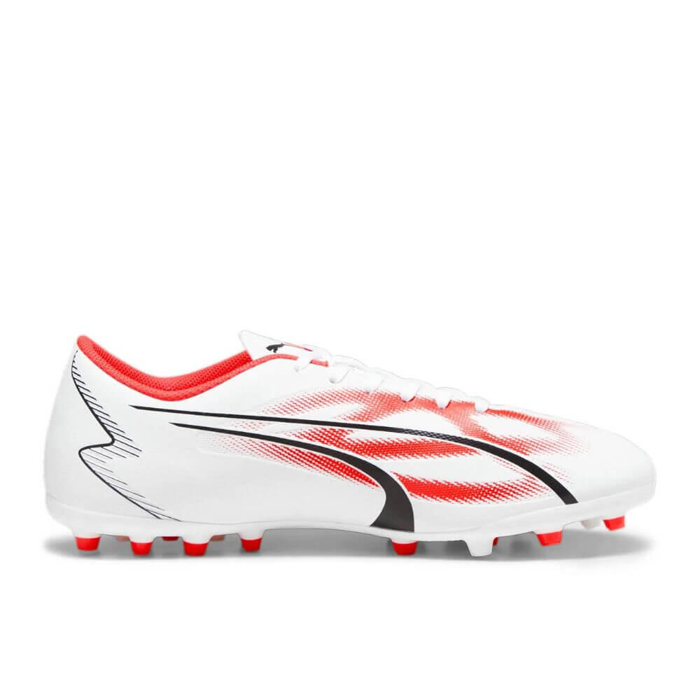 Chuteiras futebol Adulto PUMA ULTRA PLAY MG. Branco-fuchsia 2/5