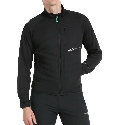 Casaco Acolchoado de Trekking Montanha Homem +8000 ARTOUS. Preto