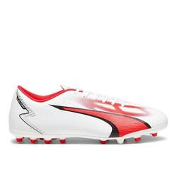 Botas de Fútbol PUMA ULTRA PLAY MG. White-black-fire. 107527 01