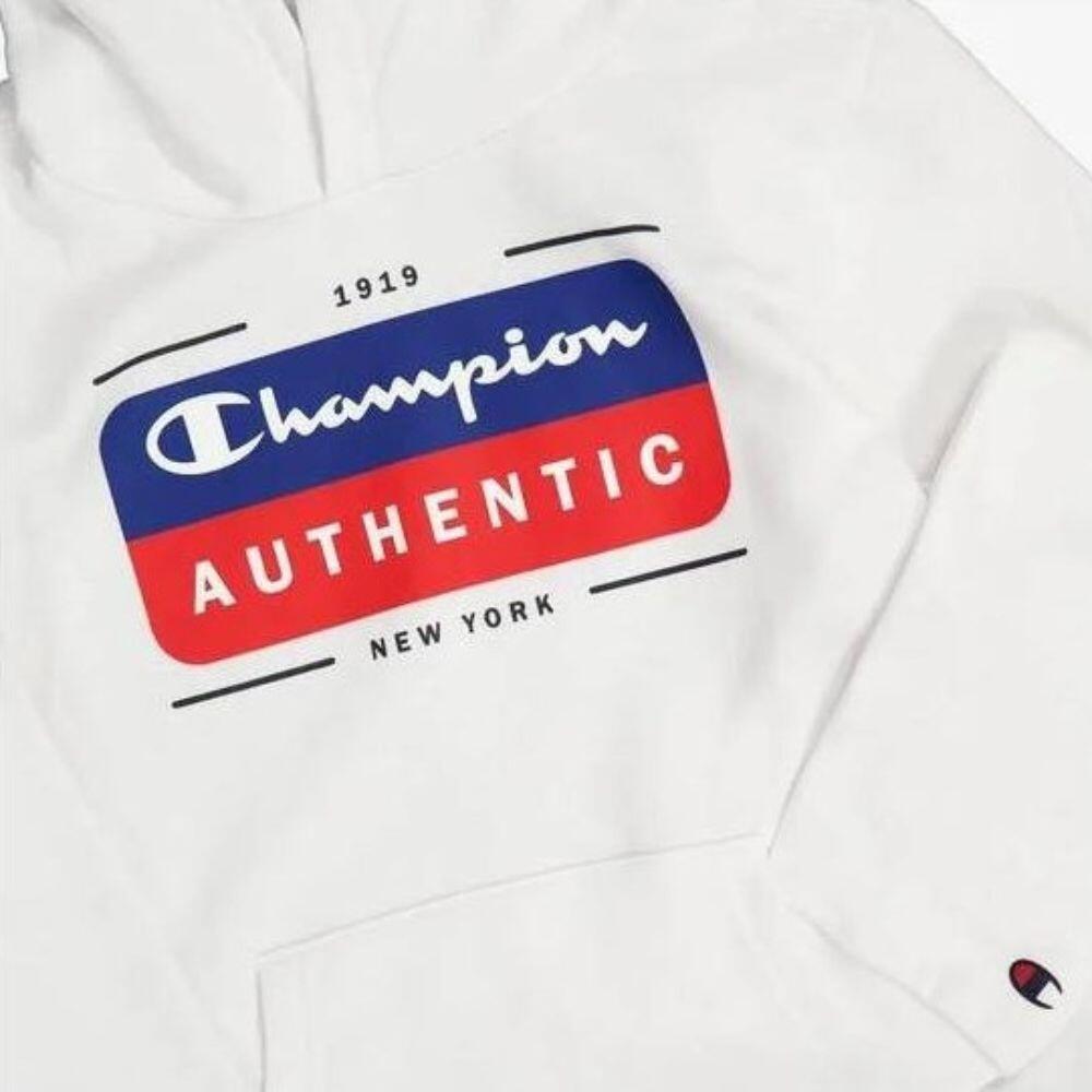CAMISOLA COM CAPUZ CRIANÇA CHAMPION LEGACY. Branco 2/3