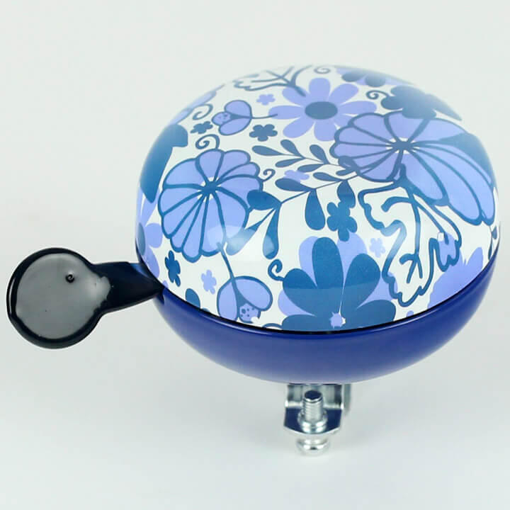 Dzwonek Rowerowy Kwiaty 80 Mm Delft Niebieski