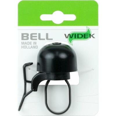 WIDEK Mini-Fahrradklingel Paperclip All-Black auf Karte