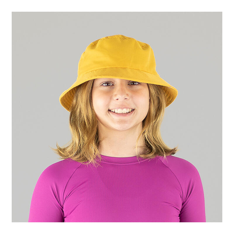 Cappello alla pescatore Basic Kids Amarelo Fluor Upf50+