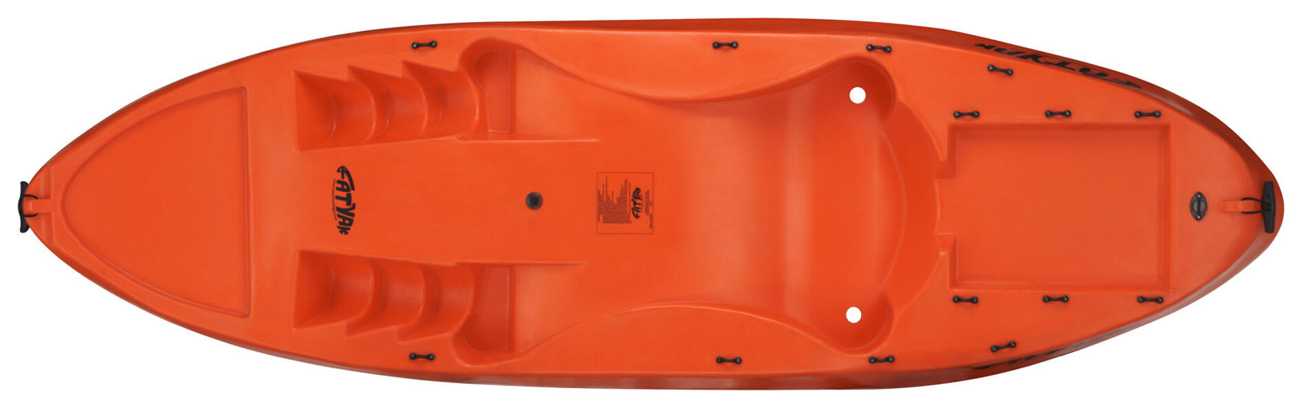 SURF 1-PERSON RIGID KAYAK - ORANGE 4/7