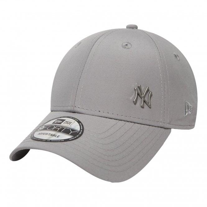 New Era Flawless Yankees Logo Cap - Grey 1/4