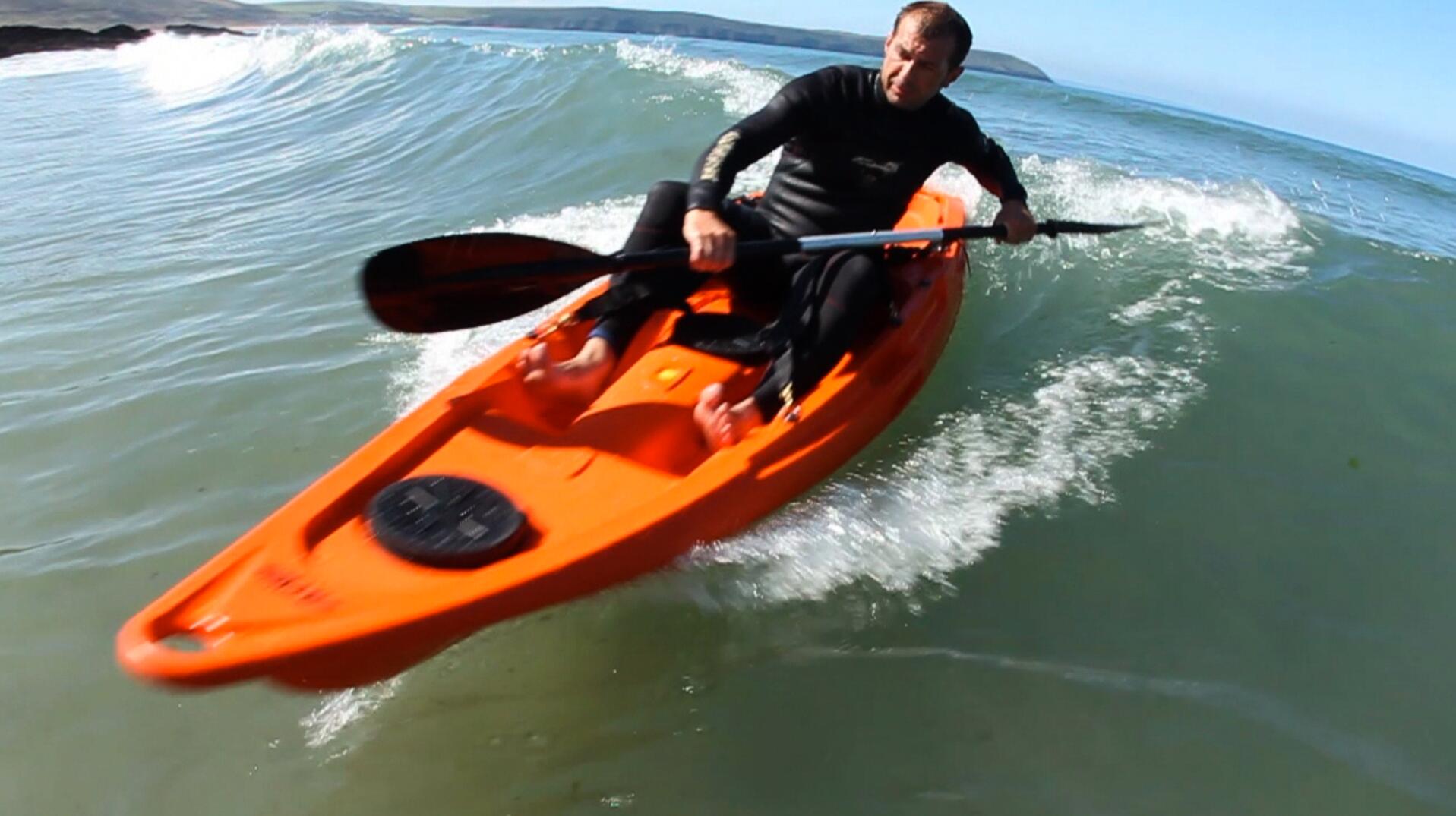 KAAFU 1-PERSON RIGID KAYAK PACKAGE - ORANGE 6/7