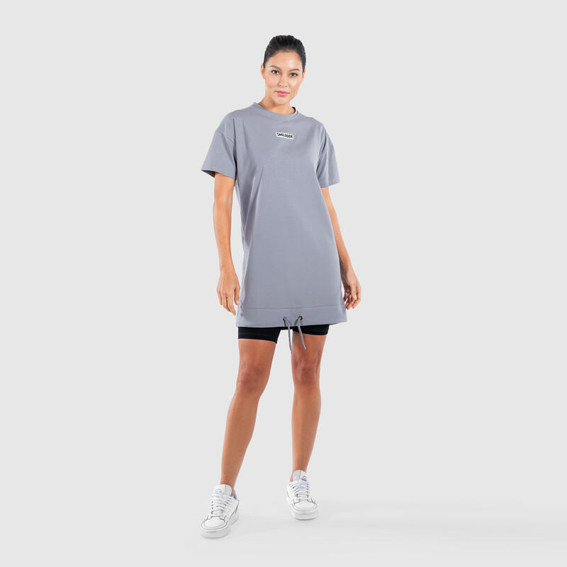 Damen Shirt Long Brisk Grau für Sport & Freizeit