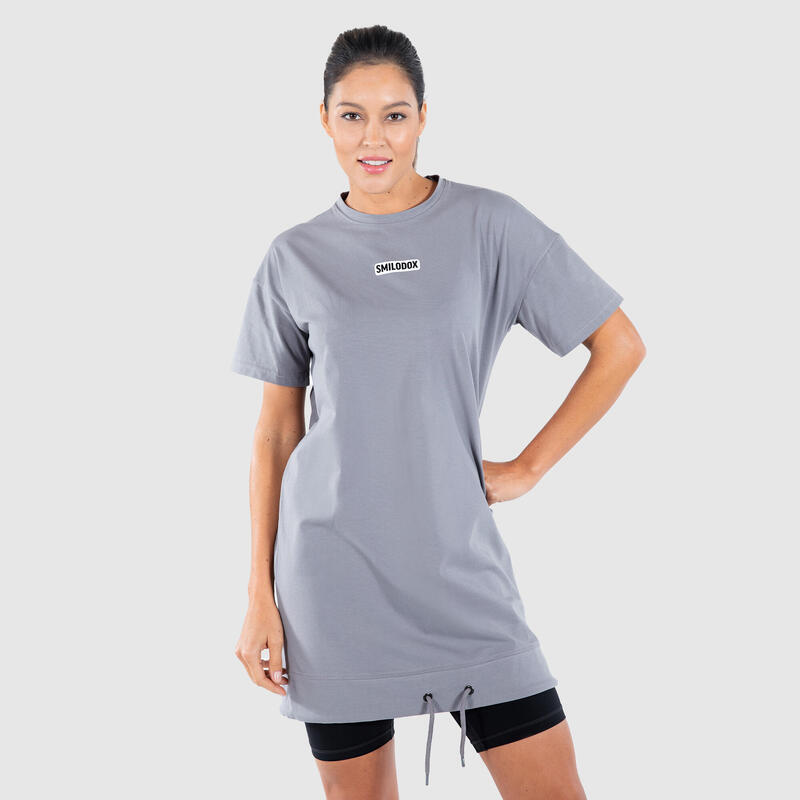 Damen Shirt Long Brisk Grau für Sport & Freizeit