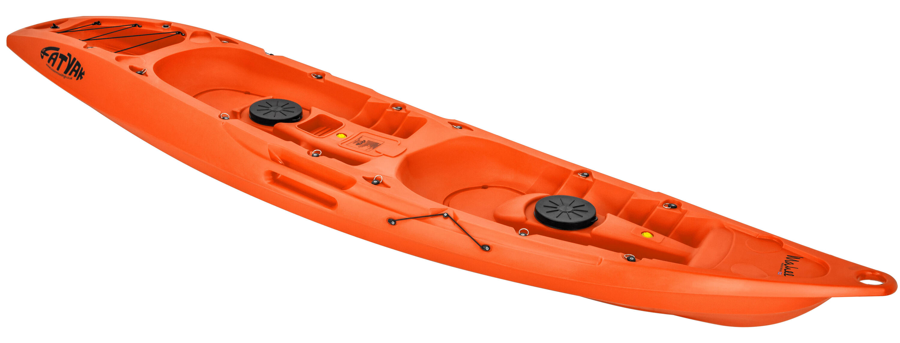 MAHEE 2-PERSON RIGID KAYAK - ORANGE 1/7