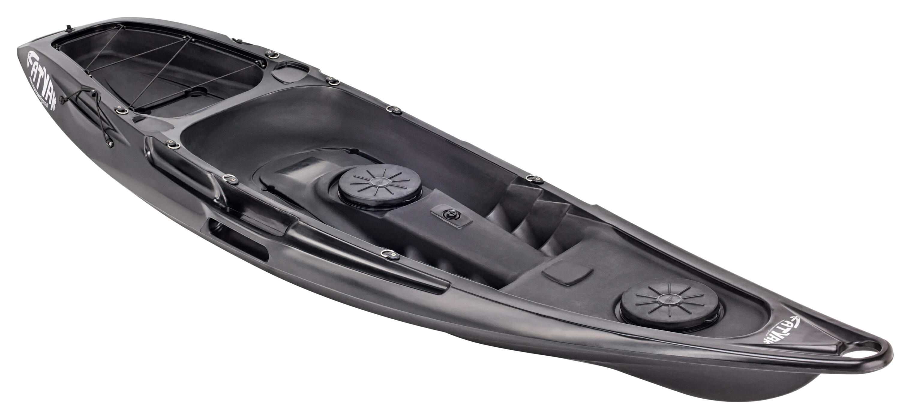 FATYAK RECYCLED MARINE PLASTIC KAAFU 1-PERSON RIGID KAYAK - BLACK