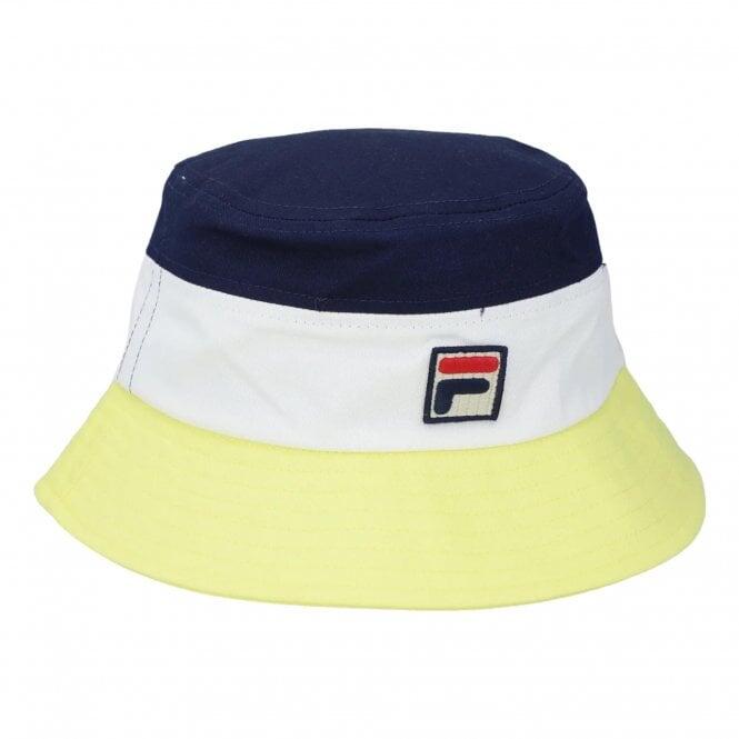 Fila Leader Bucket Hat - Lime Light / Gardenia / Fila Navy 2/3