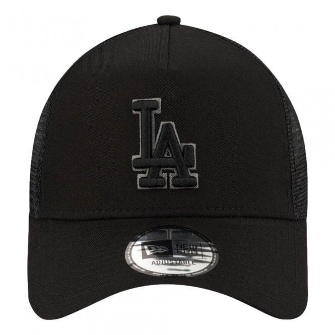 New Era LA Dodgers A-Frame Trucker Cap - Black 3/5