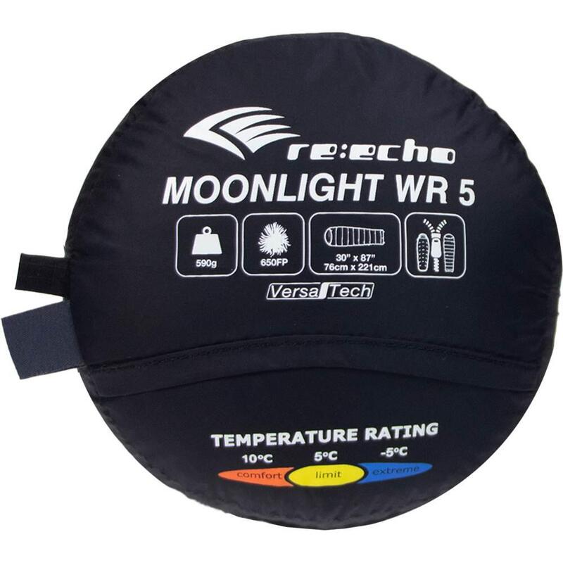 MOONLIGHT 5 ℃ Water Proof Ultralight Down Sleeping Bag - Black