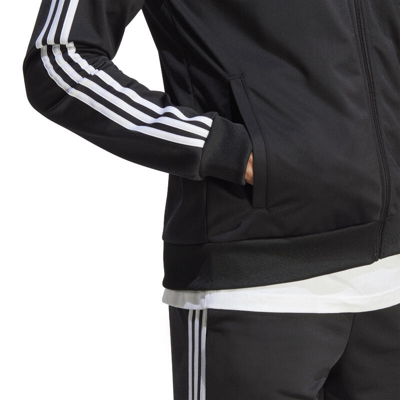 Chándal Basic 3-Stripes Tricot Talla S Negro - IC6747