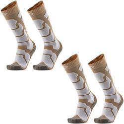 Chaussette de ski douce et isolante pour femme. Lot de 2 paires - Ski Insulation