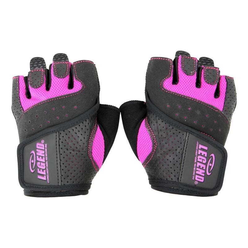 Dames Fitness Handschoenen Leder Special Edition Pink - Verschillende maten -