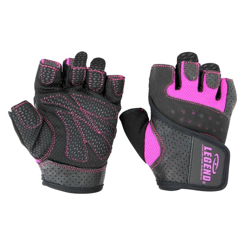 Dames Fitness Handschoenen Leder Special Edition Pink - Verschillende maten -