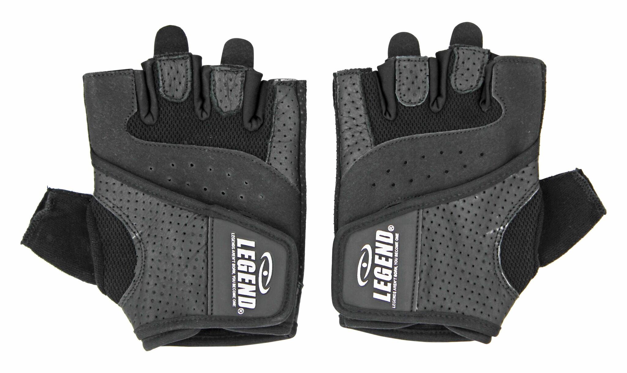 Leren Fitness Handschoenen Leder Special Edition Black 3/5