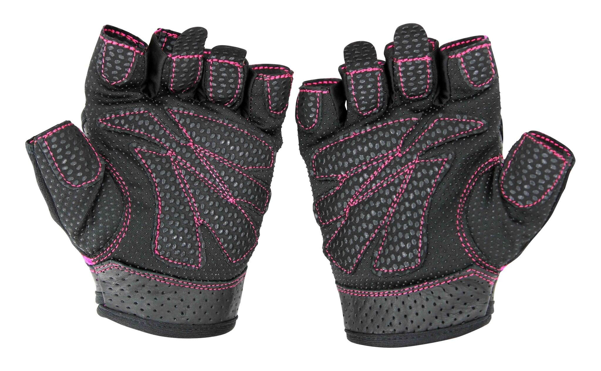Dames Fitness Handschoenen Leder Special Edition Pink 4/5