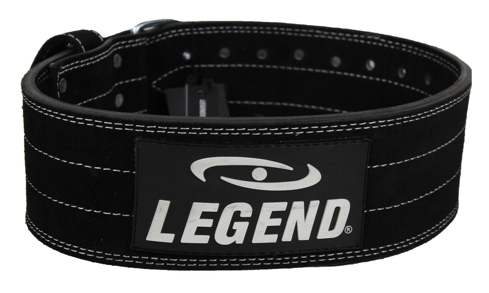 PowerLifting Belt Heren/Dames Zwart Suede Leer 3/5