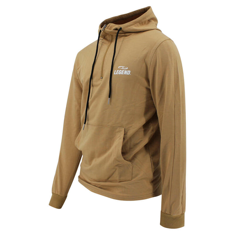 Hoodie dames/heren fashionable Khaki Fitness en Hardlopen