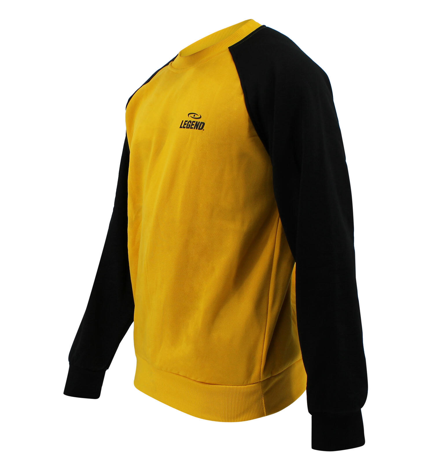 Trui/sweater dames/heren  Geel fleece Fitness en Hardlopen 4/5