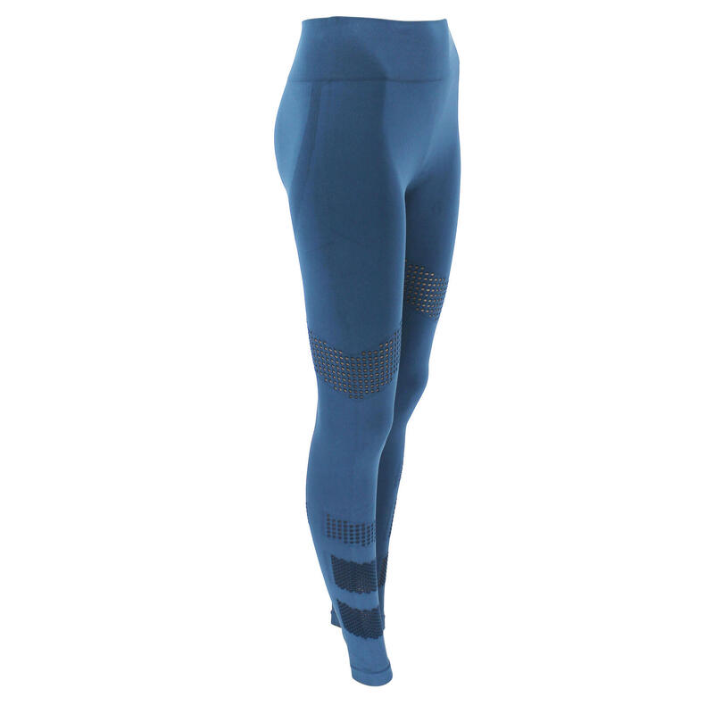 Legging Sport Maille Bleu