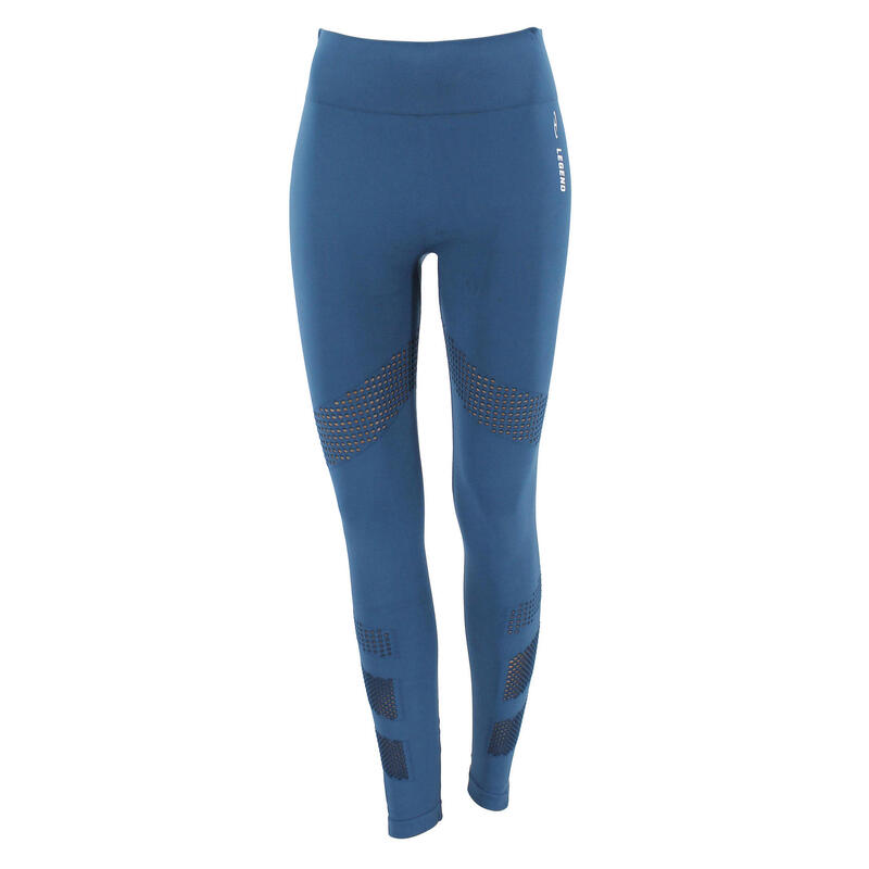 Legging Sport Maille Bleu