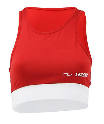 Dames sport-bh red white stripe