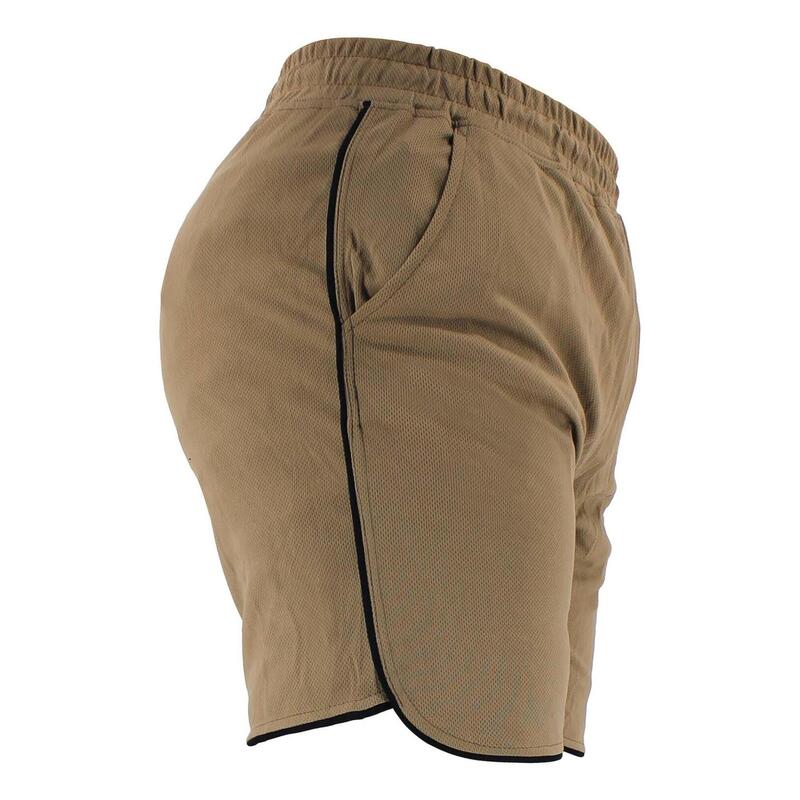 Korte broek heren khaki - Verschillende matne - Gemaakt van technisch Dry-fit